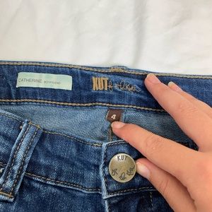 KUT Catherine Boyfriend Distressed Jeans Size 4